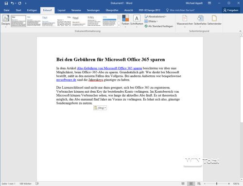 Microsoft Word 2016