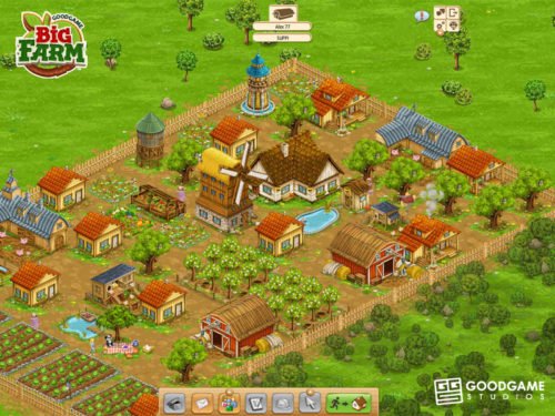Screenshot Multiplayer Big Farm Browser Game Without Registration