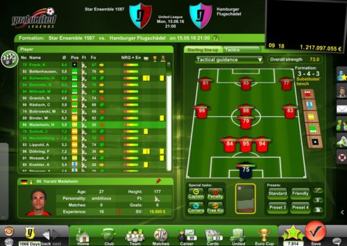Goalunited multiplayer browsergame