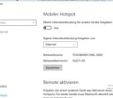 Create the Internet connection under Windows with virtual wifi as hotspot