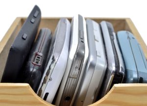 Old cell phones in Schubalde